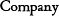 Company